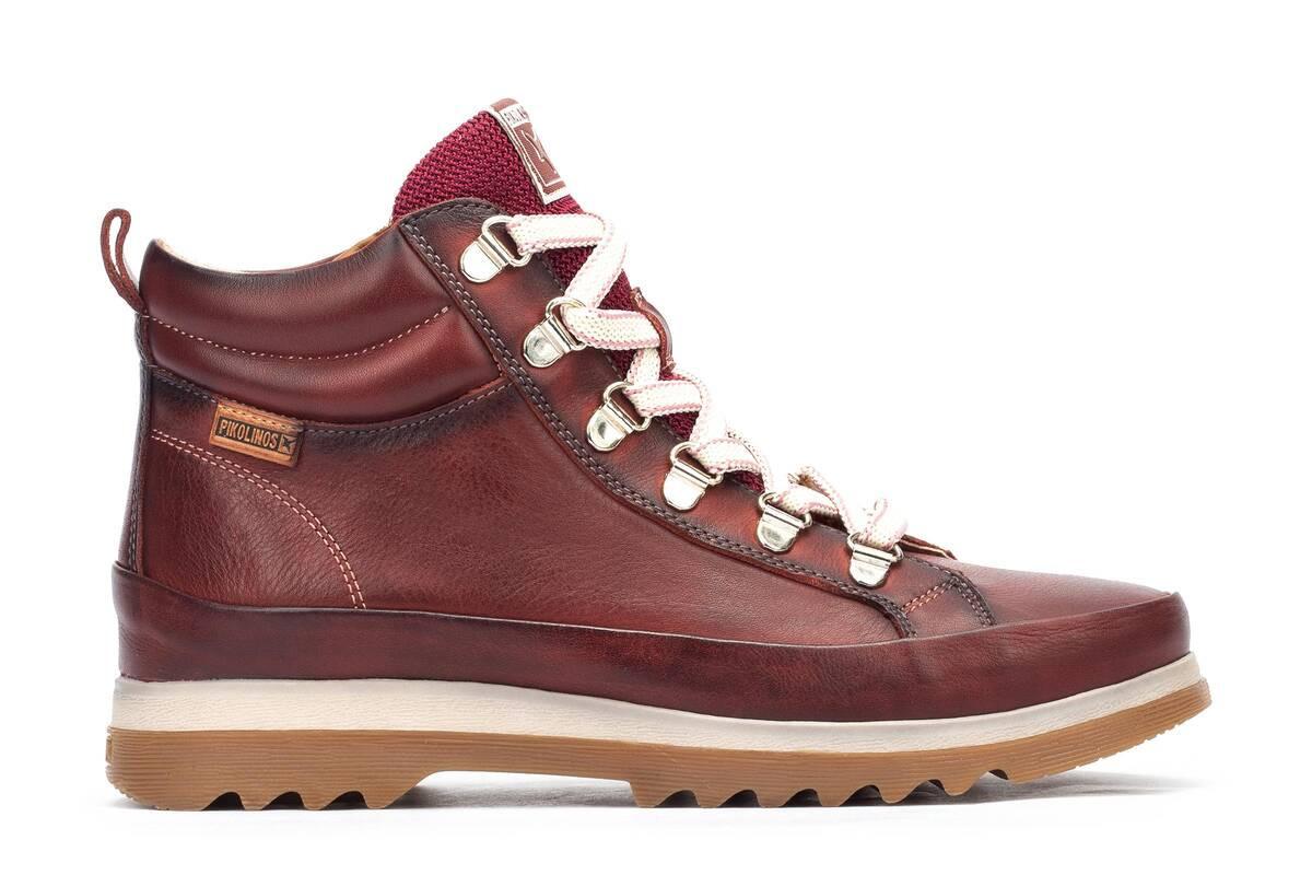 Image of Vigo - Leder Stiefelette Unisex Rot 36