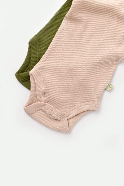 BabyCosy Organic  Body, manches courtes, 2 Pack 