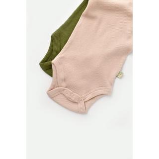 BabyCosy Organic  Body, manches courtes, 2 Pack 