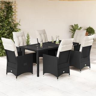 VidaXL set da pranzo da giardino Polirattan  