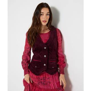 Joe Browns Gilet in velluto a coste con ruches e tasche  