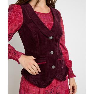 Joe Browns Gilet in velluto a coste con ruches e tasche  