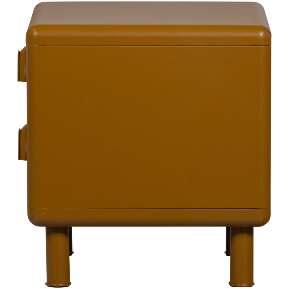 mutoni Table de nuit Rune jaune miel  