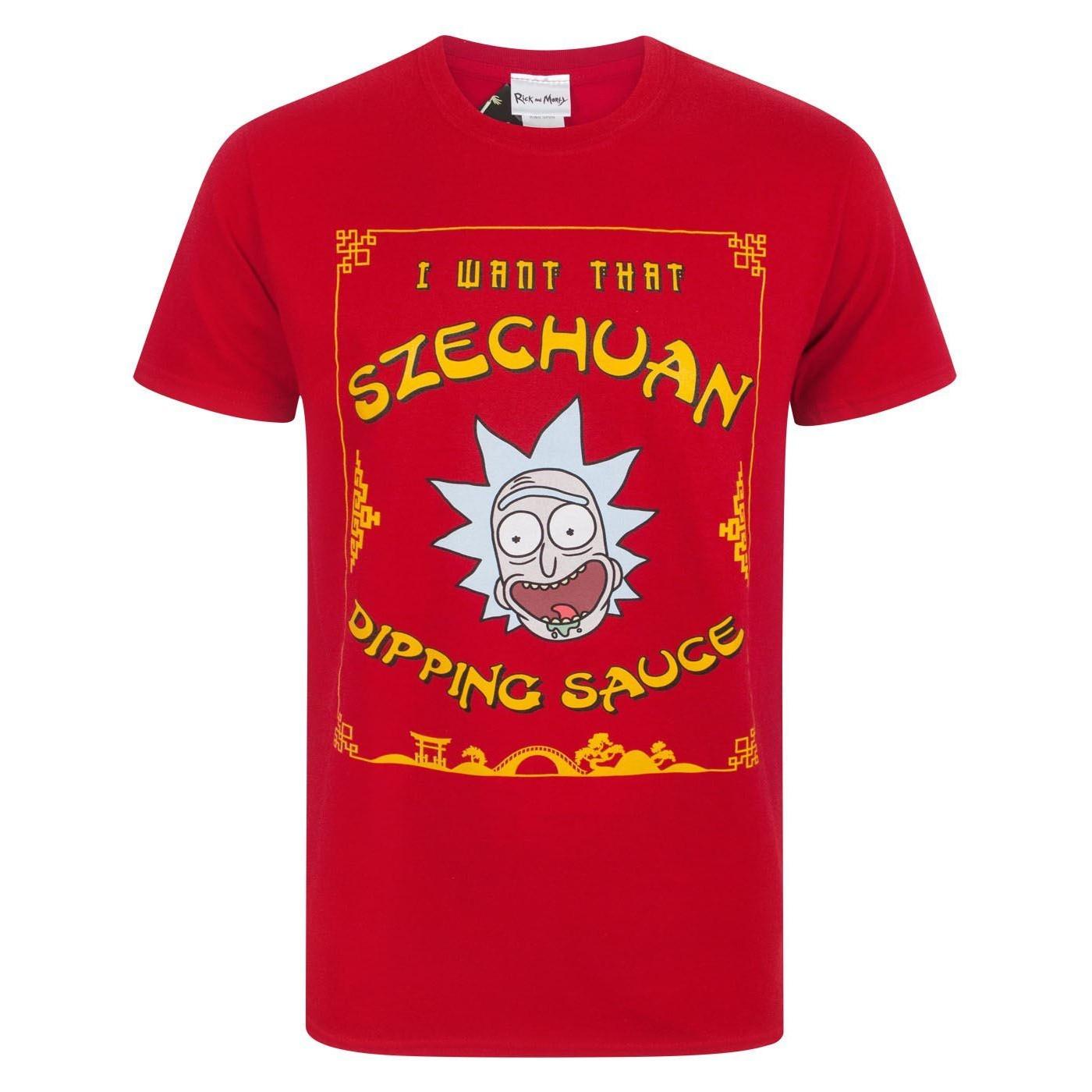 Rick And Morty  Rick et Morty Tshirt ´I Want That Szechuan Dipping Sauce´ 