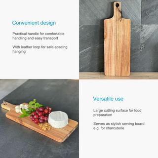 Intirilife Schneidebrett aus Holz  