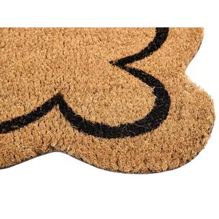 Beliani Fussmatte aus Kokosfasern Modern HOLON  