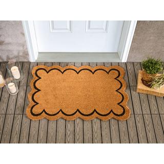 Beliani Fussmatte aus Kokosfasern Modern HOLON  