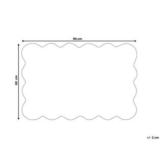 Beliani Fussmatte aus Kokosfasern Modern HOLON  