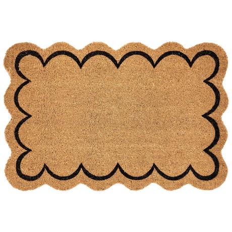 Beliani Fussmatte aus Kokosfasern Modern HOLON  