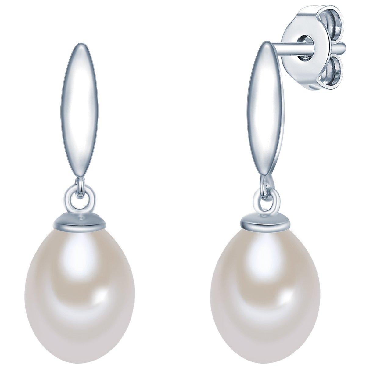 Valero Pearls  Femme Puce d'oreille en perle 