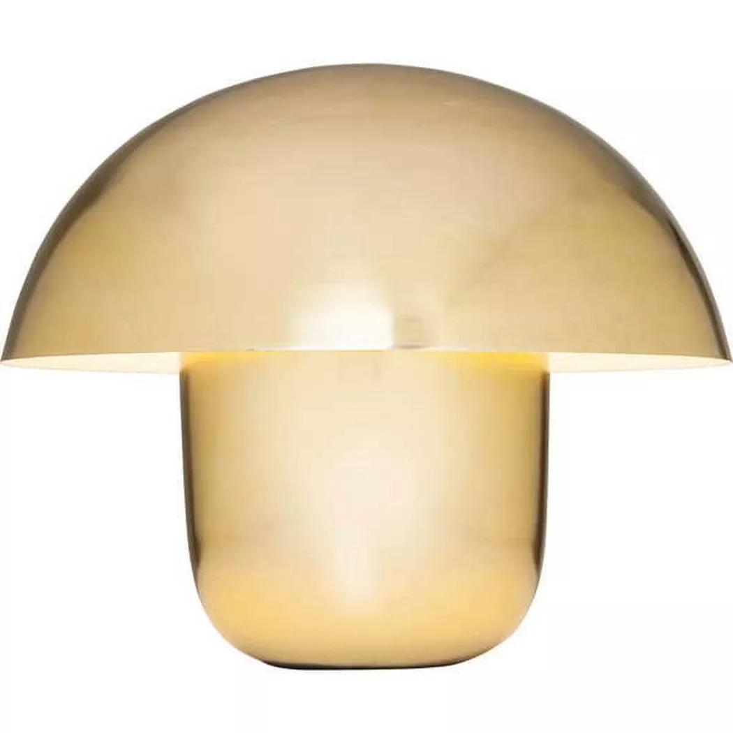 KARE Design – Tischleuchte Mushroom Brass, One Size, Gold
