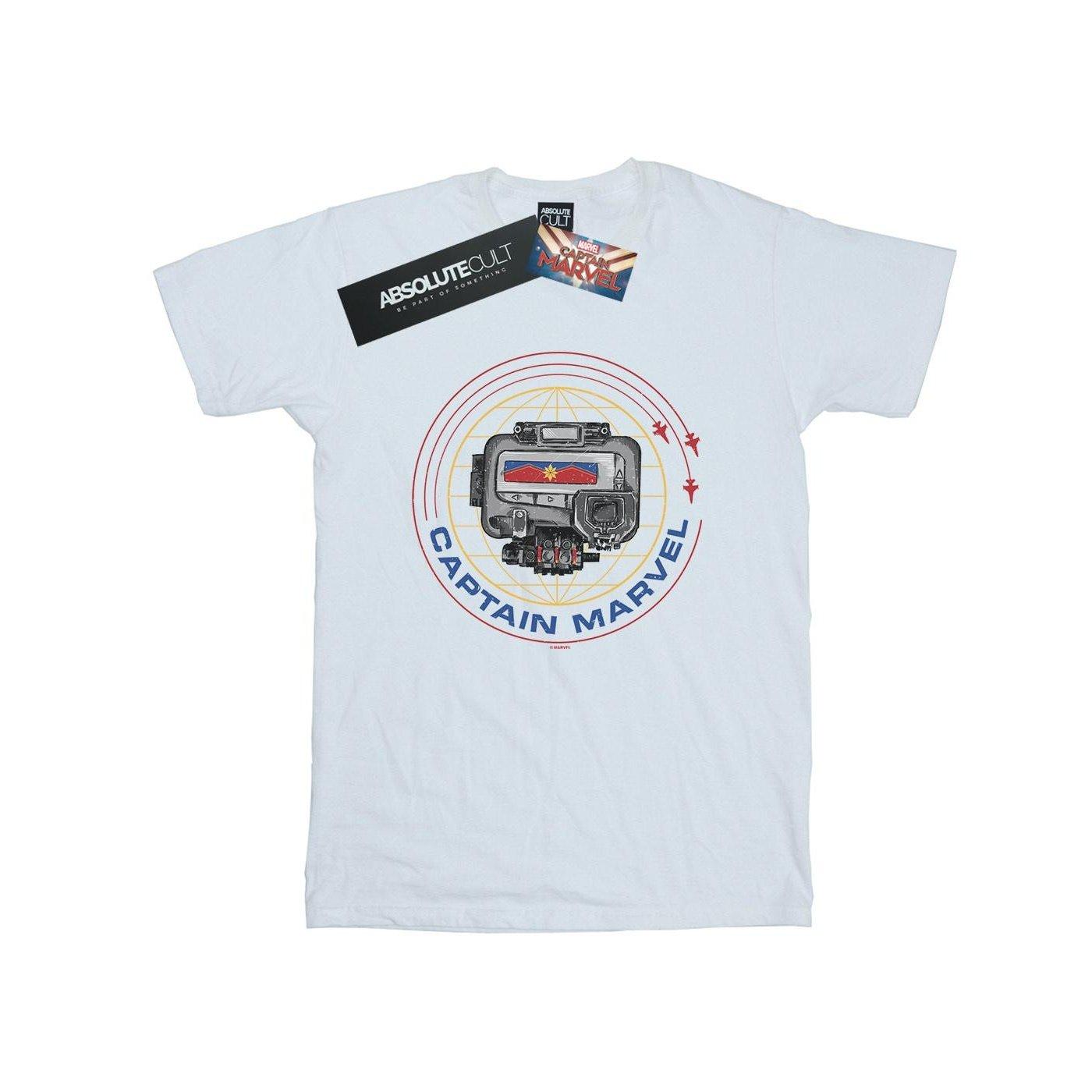 Image of Captain Pager Tshirt Unisex Weiss 140/146