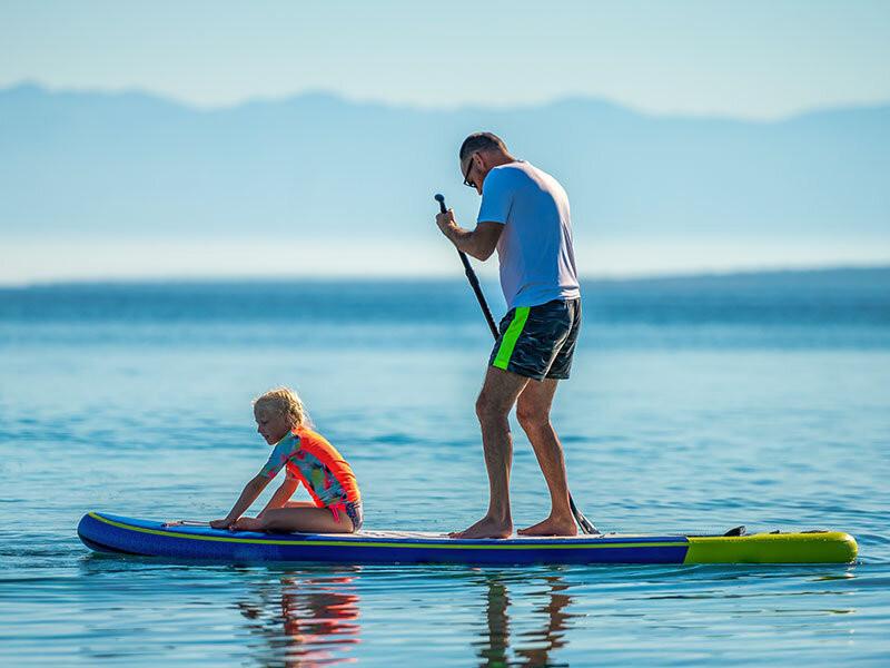 Smartbox  Avventura in famiglia di Stand Up Paddle di 2 ore sul Lago di Lugano - Cofanetto regalo 