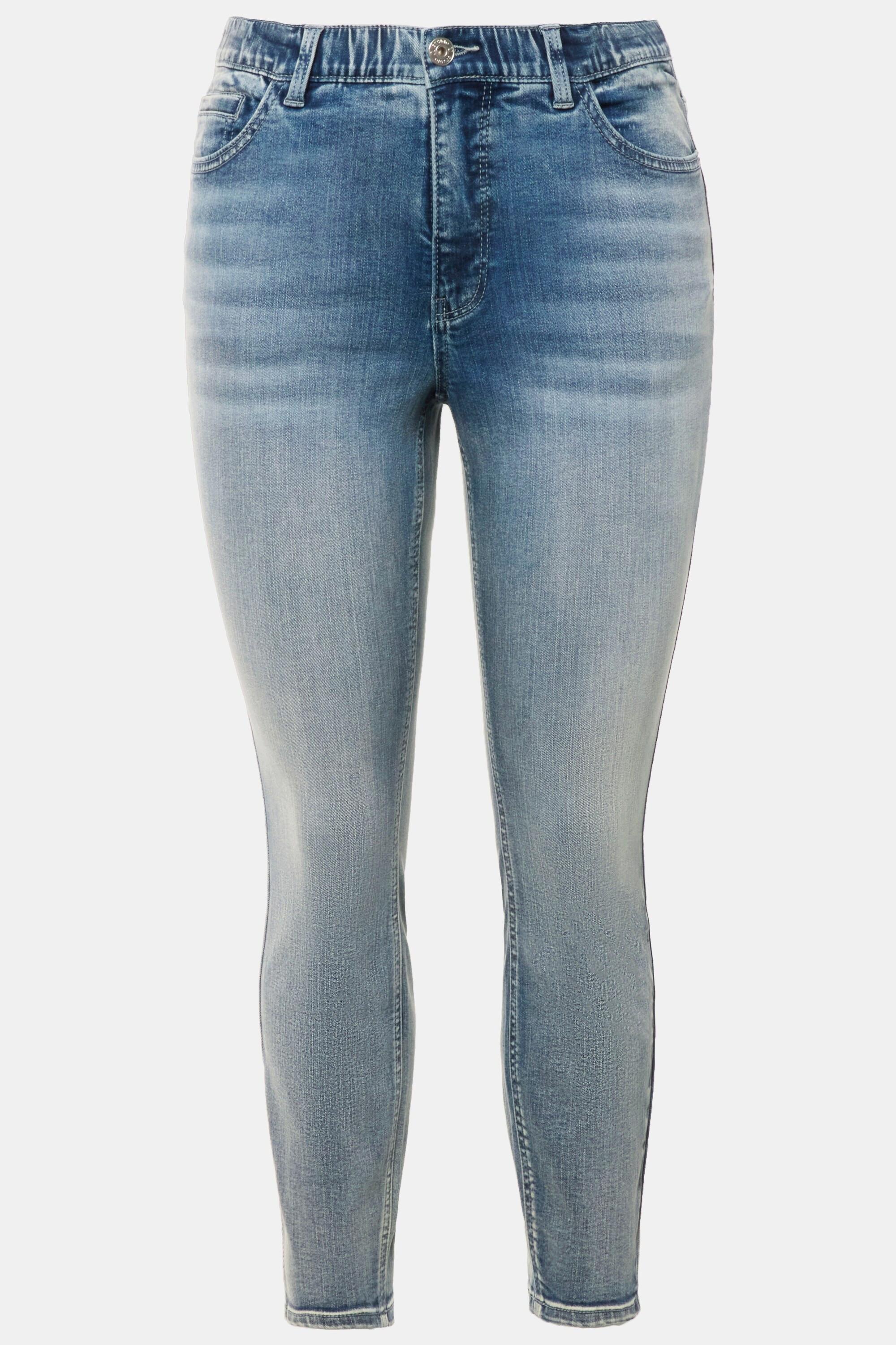 Studio Untold  Skinny jeans con cinque tasche ed effetto sdrucito 