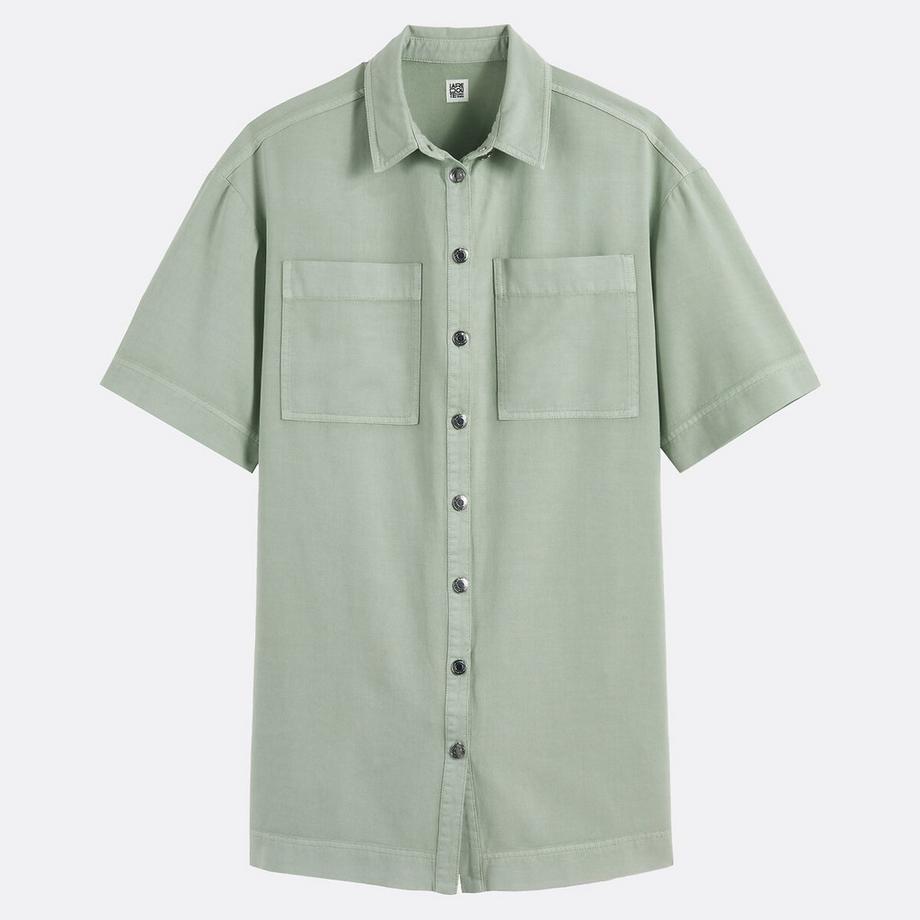 La Redoute Collections Abito camicia a maniche corte  