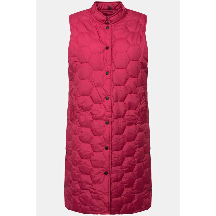 Ulla Popken HYPRAR Steppweste Seitliche Druckknöpfe  