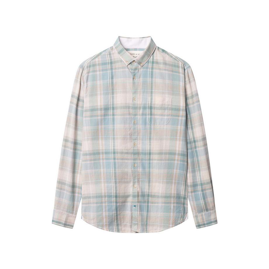 Colours & Sons Langarmhemd Kariert  