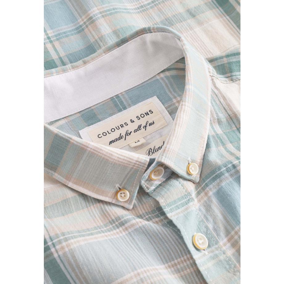 Colours & Sons Langarmhemd Kariert  
