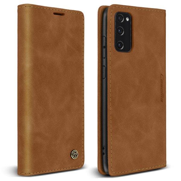 Image of CaseMe Klapphülle Samsung S20 FE Braun