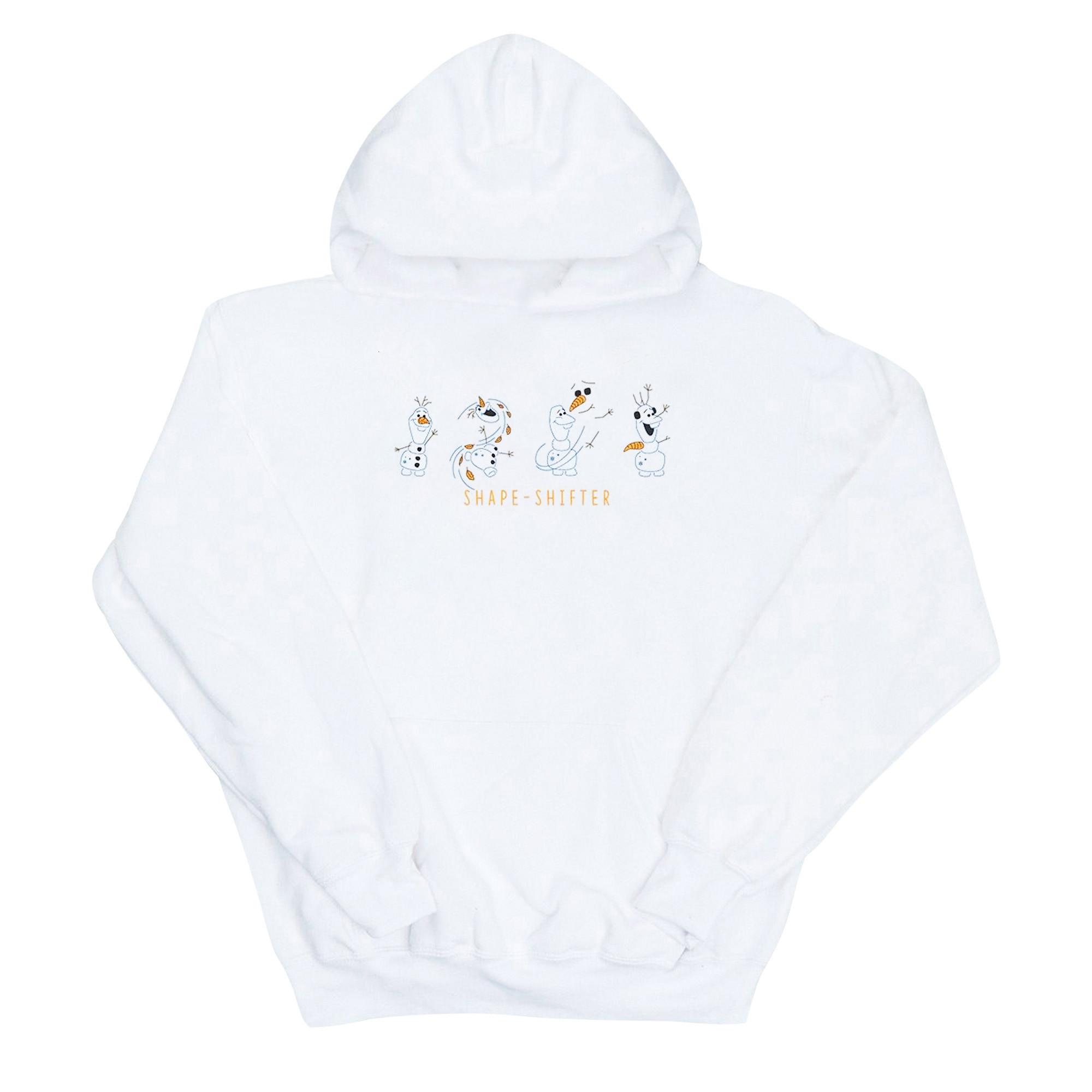 Image of Frozen 2 Olaf Shapeshifter Kapuzenpullover Unisex Weiss 140/146
