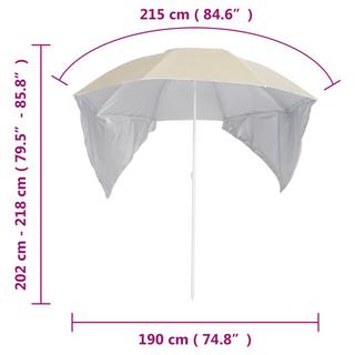 VidaXL Parasol de plage  