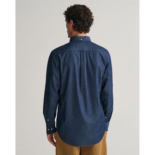 GANT  hemd regular fit indigo 