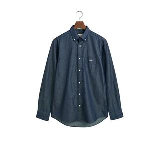 GANT  hemd regular fit indigo 