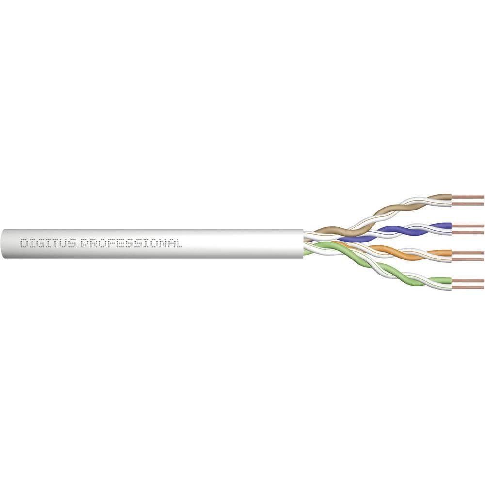 Digitus  Cavo di rete CAT 6 U/UTP 4 x 2 x 0.25 mm² Grigio (RAL 7035) 305 m 