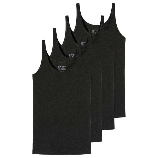Image of 4er Pack 955 Organic Cotton - Träger-top Damen Schwarz 3XL