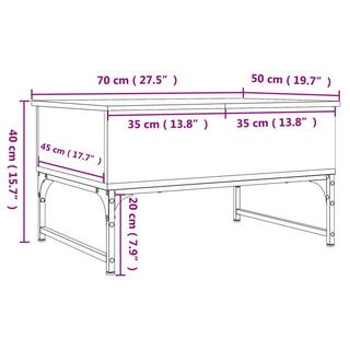 VidaXL Couchtisch metall  