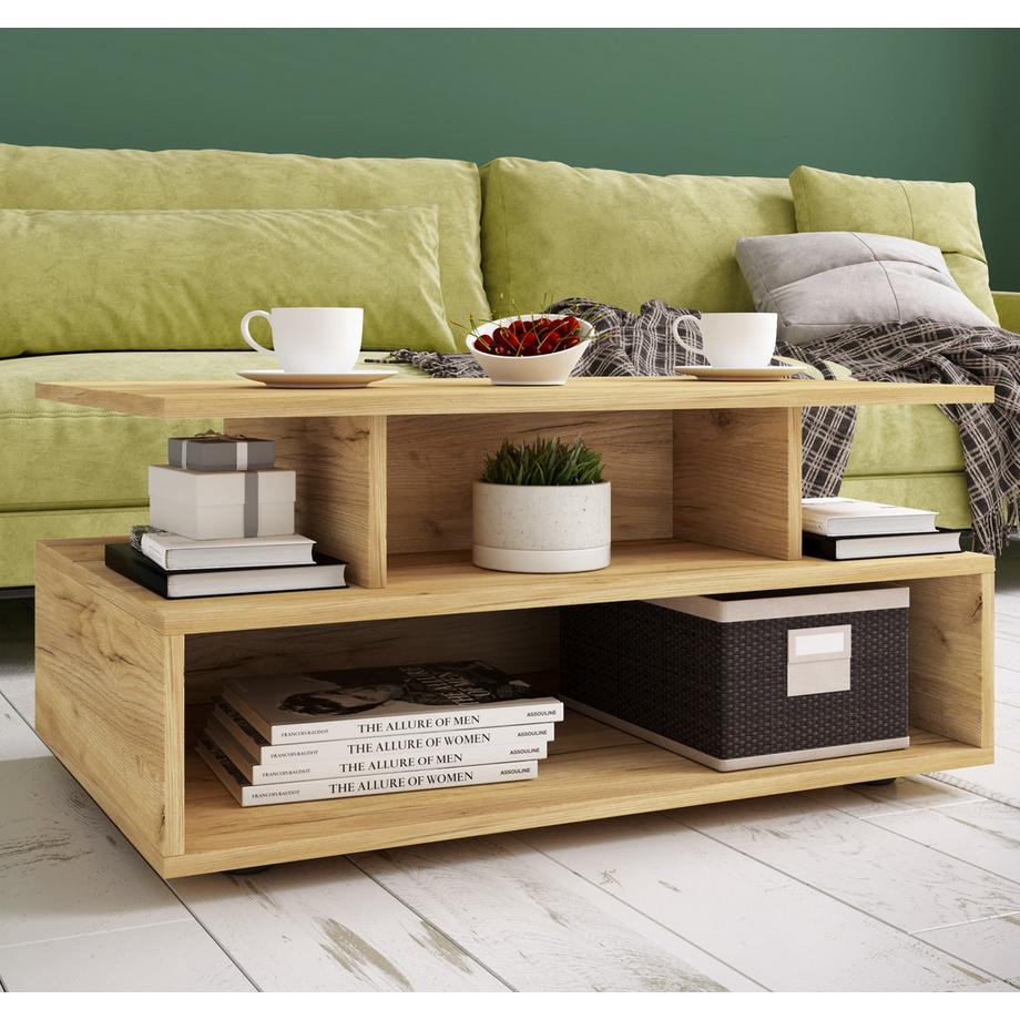 VCM Holz Hoher Sofatisch Esila  