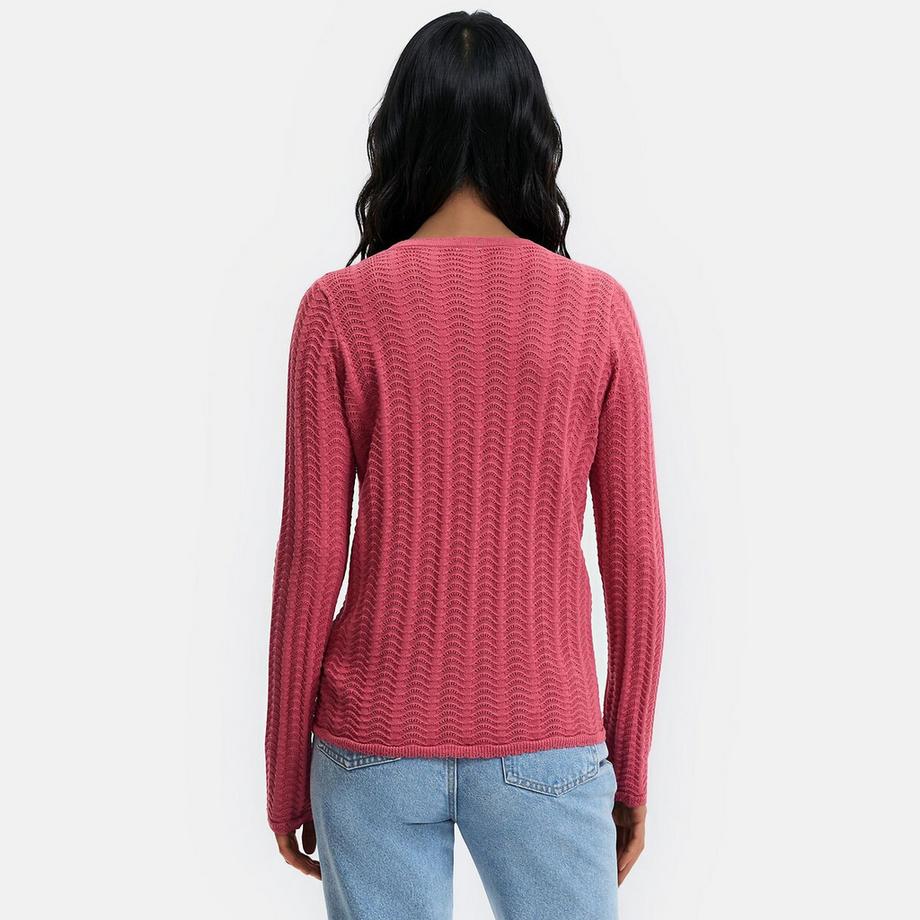 La Redoute Collections Cardigan col v en fine maille  