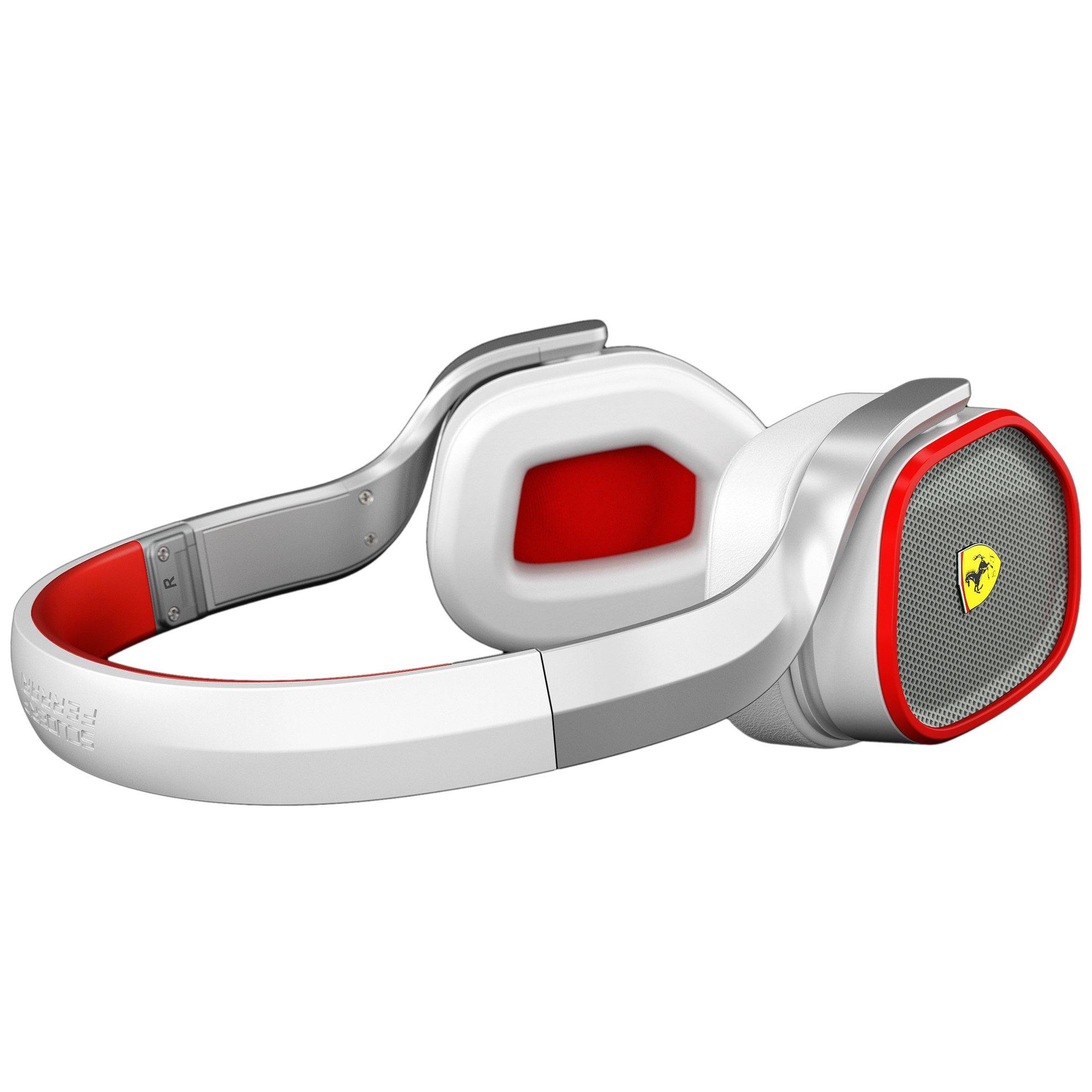 Ferrari by Logic3  Ferrari by Logic3 Scuderia R200 Kopfhörer Kabelgebunden Kopfband Weiß 