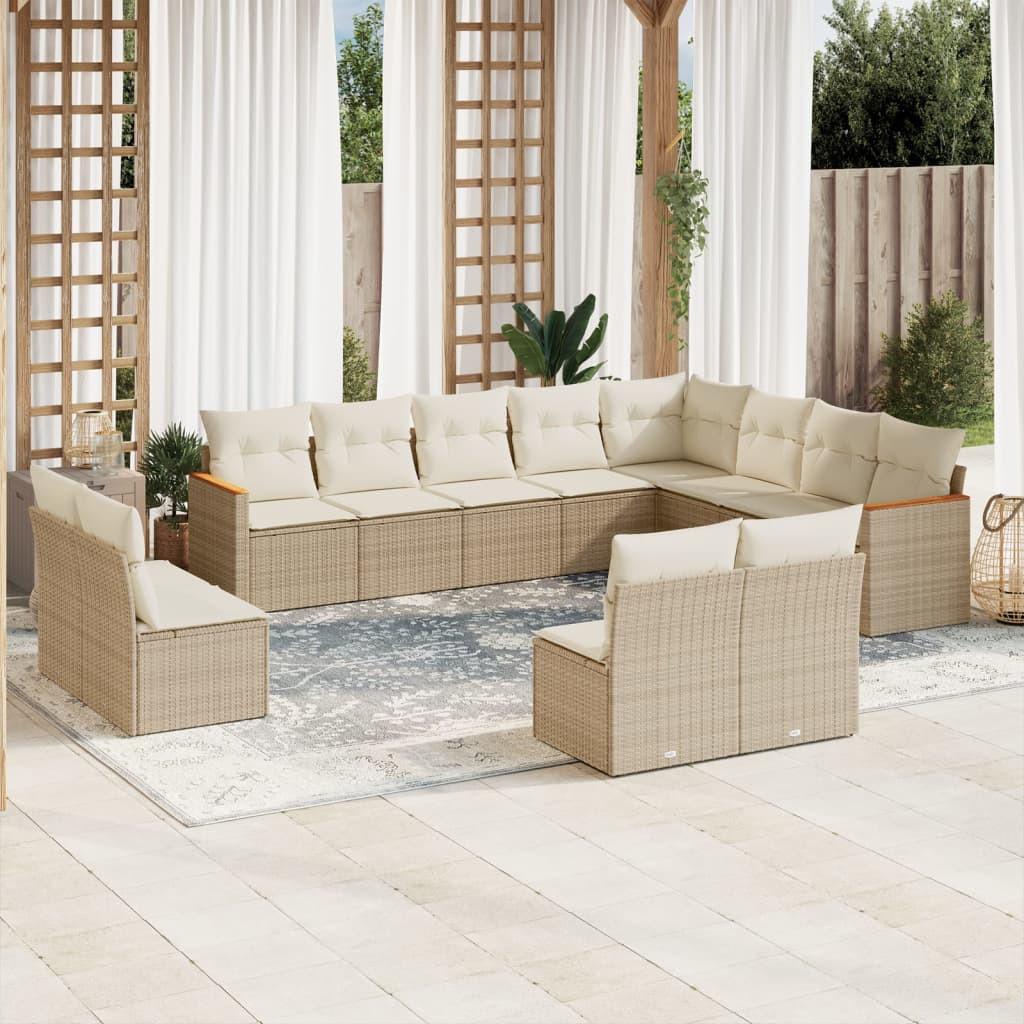 VidaXL Garten sofagarnitur poly-rattan  