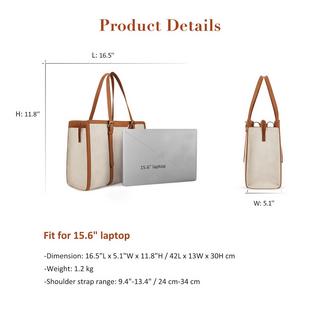 Only-bags.store  Laptop-Tasche Aktentasche Handtasche große Handtasche Business-Arbeitstasche 