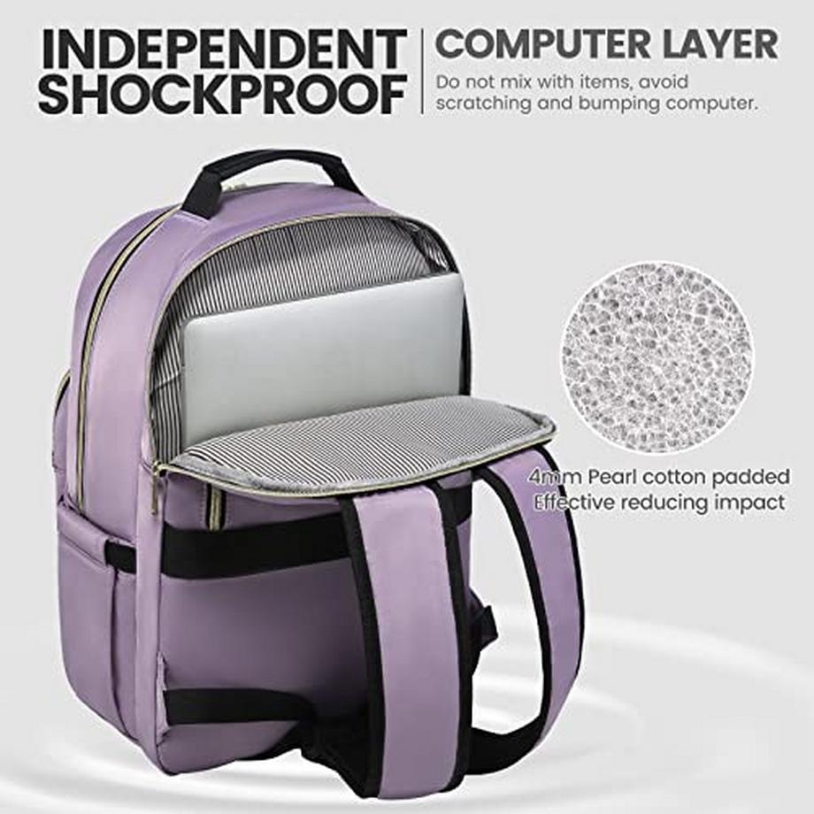 Only-bags.store Wasserdichter Laptop Rucksack mit USB Ladeanschluss  