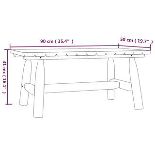 VidaXL tavolino da salotto Legno  