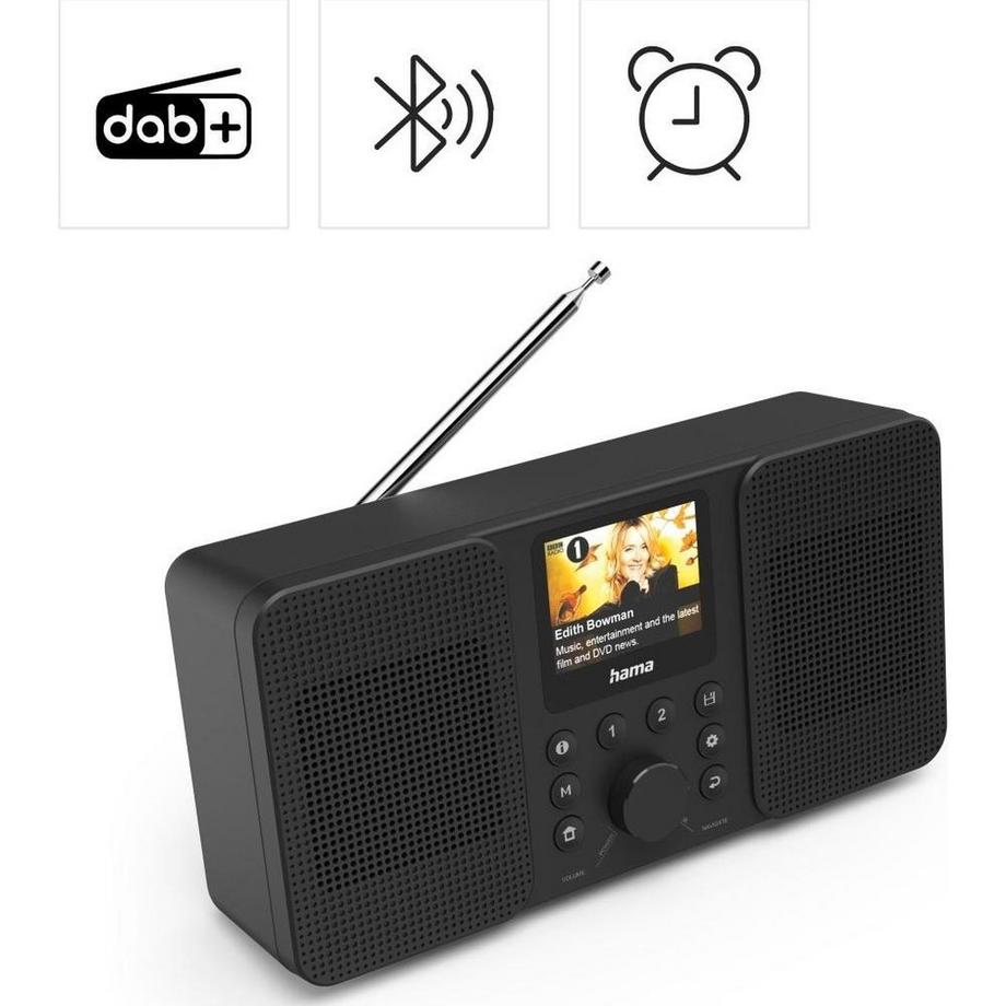 hama  HAMA Radio DAB+ UKW Internet DIR10 Bluetooth Schwarz 