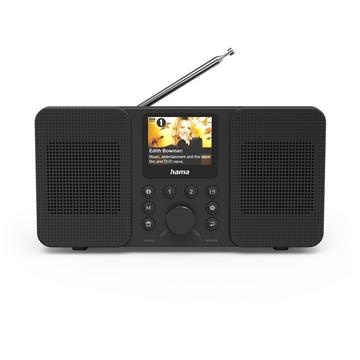 HAMA Radio DAB+ UKW Internet DIR10 Bluetooth Schwarz