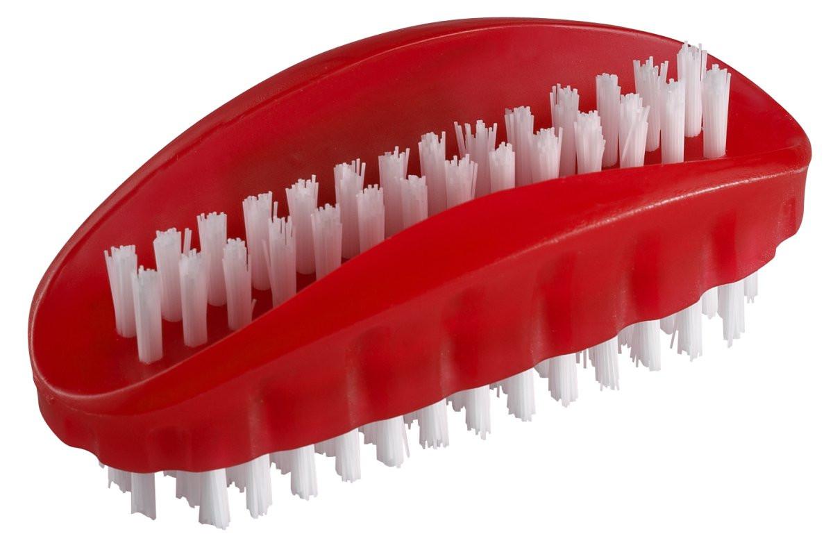Image of Nagelbürste Trend Frosted Transparent Damen Rot ONE SIZE