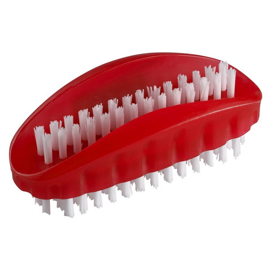 Brosse à ongles Trend Frosted rouge transparente