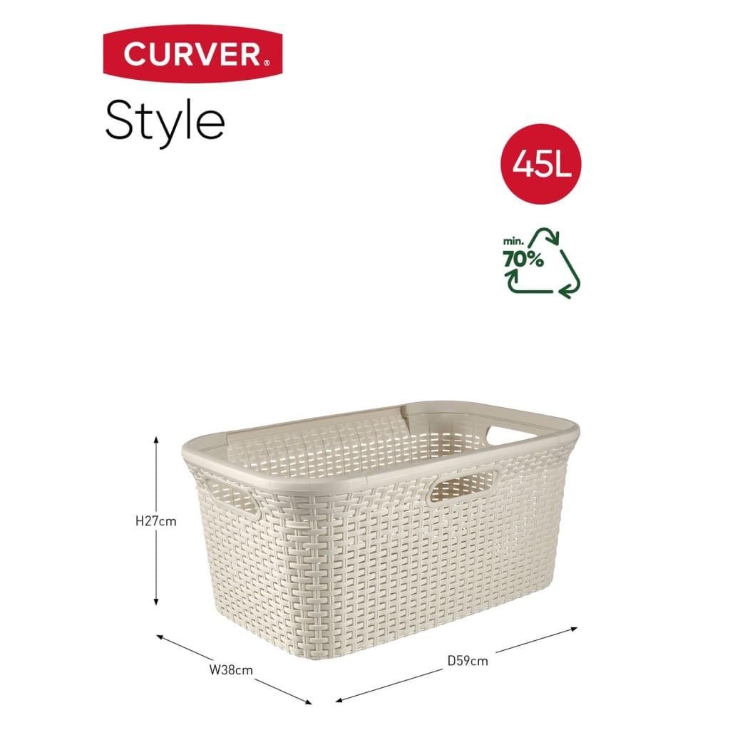 Curver Panier à linge plastique  