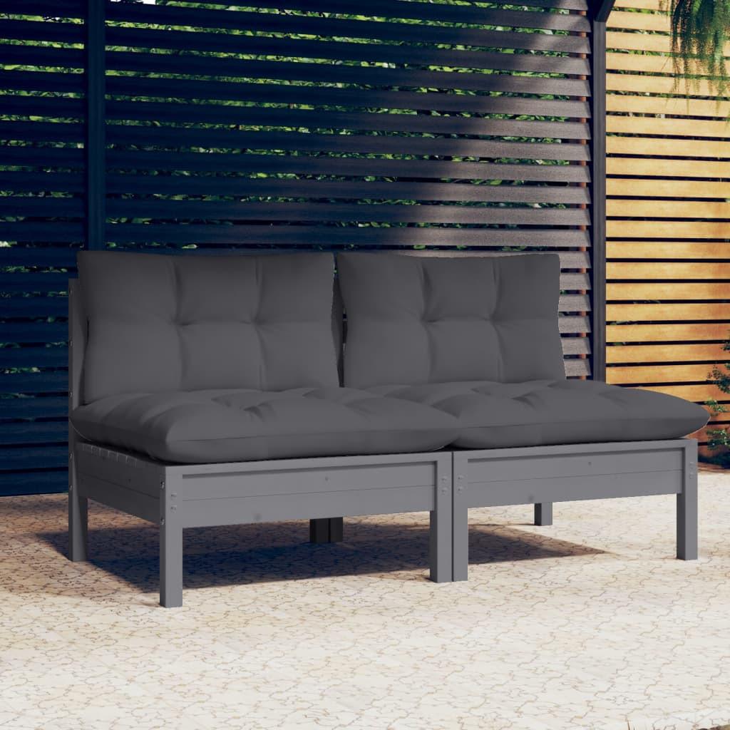 VidaXL 2-sitzer-gartensofa kiefernholz  