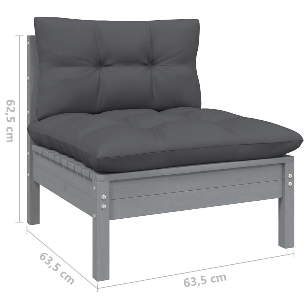 VidaXL 2-sitzer-gartensofa kiefernholz  