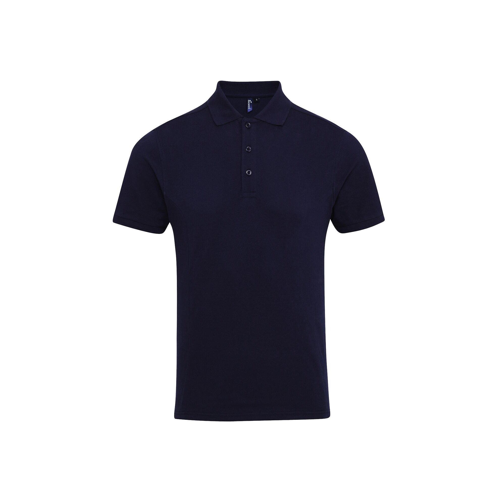 Image of Coolchecker Piquépoloshirt Mit Coolplus Herren Marine 6XL