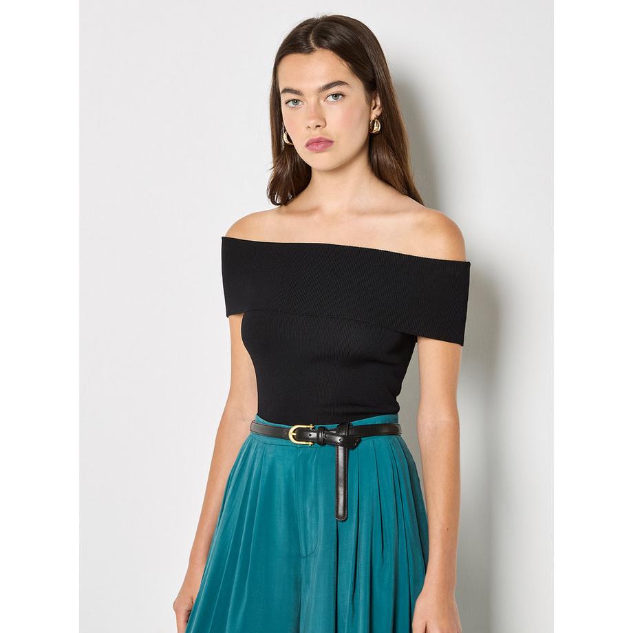 APRICOT Rippstrick Bardot Oberteil  