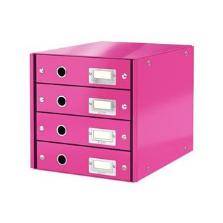 Leitz LEITZ Schubladenset Click & Store A4 60490023 pink 4 Schubladen  