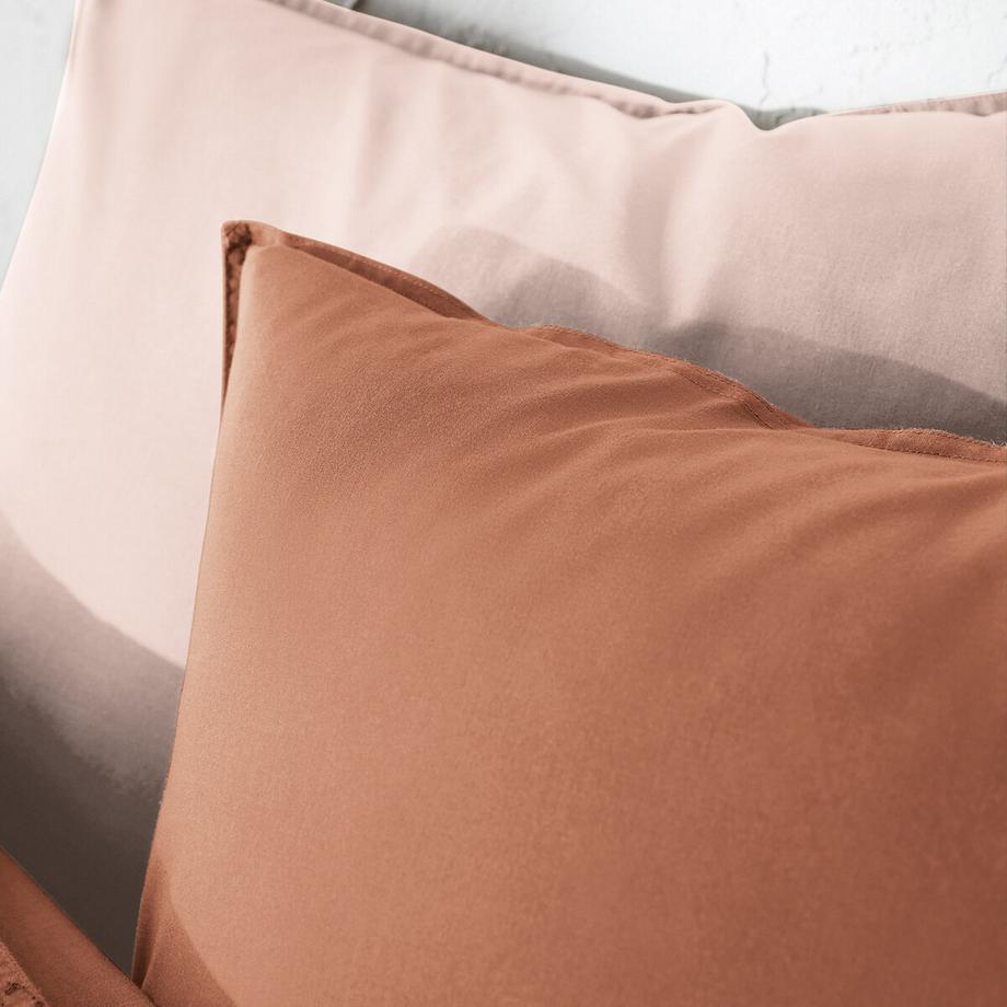 La Redoute Intérieurs Scenario Housse de couette unie en coton lavé  