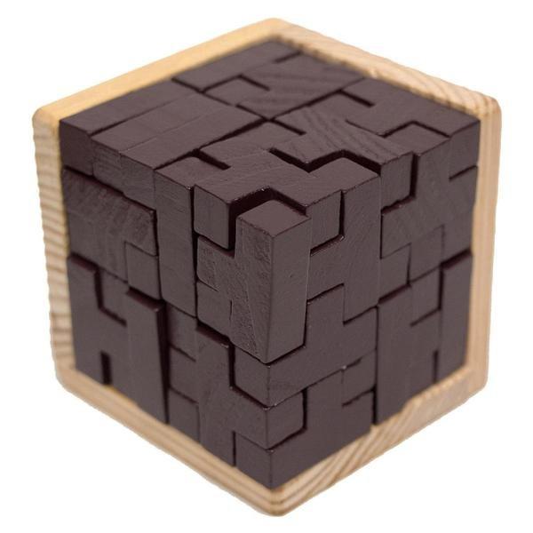 Gameloot  Puzzle en bois IQ, 3D - Cube 