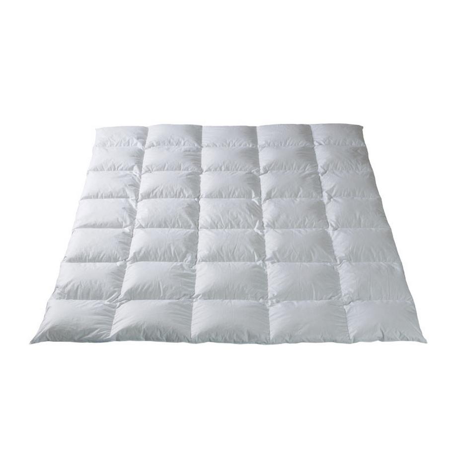 DOR  Ganzjahres Duvet 160 x 210 cm, mit Gänsedaunen und Microgelfasern 750 g 